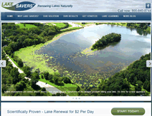 Tablet Screenshot of lake-savers.com